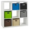 Aufbewahrungsboxen - 27 x 27 cm - Schwarz - Vlies - 4er Set Produktbild-Vorschau 2