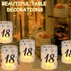 12 Windlicht Tischdeko 18 Geburtstag, Deko 18. Geburtstag Produktbild-Vorschau 3