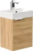 WC ospiti Lavabo salvaspazio "Cubi 40 cm" Rovere oro Anteprima dell’immagine prodotto 3