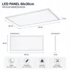 LED Panel 60x30cm Kaltweiß 6000K Deckenleuchte Bürolampe Produktbild-Vorschau 3