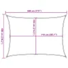 Vela Parasole 160 g/m² Beige 6x8 m in HDPE Anteprima dell’immagine prodotto 9