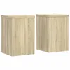 vidaXL Stojan na rostliny 2 ks Sonoma dub 20x20x30 cm Náhled obrázku produktu 1