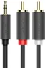 Ugreen Audio-Kabel 3.5mm Minijack zu 2RCA 2m Grau Produktbild-Vorschau 3