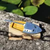 Blechspielzeug Kerzenboot Berlin silber braun Pop Pop Blech Produktbild-Vorschau 8