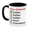 Kaffeebecher Schwarz Büro-Ordnung Tagesablauf für Produktbild-Vorschau 2