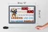 Blechschild Spruch 30x20cm Hund ist Teil meines Lebens Produktbild-Vorschau 5