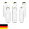 Milchflasche Glas 500ml – 6er Set – Weithalsöffnung 48mm – Produktbild-Vorschau 1