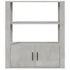 vidaXL Príborník betón sivý 80x30x90 cm odvodený výrobok z Náhľad obrázku produktu 6