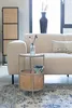 Makoto Beistelltisch Ø30cm mit Rattan Taupe Produktbild-Vorschau 6