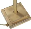 Bankerlampe Weiß Bronze E27 40 cm Glas Echt-Messing Produktbild-Vorschau 8