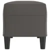 vidaXL Ławka szara 100x35x41 cm imitacja skóry Podgląd zdjęcia produktu 4