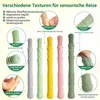 6er Set Beißring Baby Zahnungshilfe, BPA frei Kaustange für Produktbild-Vorschau 3