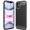 Techsuit Carbon Silicone Back Cover Hülle für Apple iPhone Produktbild-Vorschau 1
