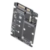 karta adaptera 2 w 1 dla dysków Mini M.2 NGFF i MSATA SSD Podgląd zdjęcia produktu 4