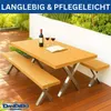 DanDiBo 2x telaio per panca in acciaio inox 43 x 40 cm Anteprima dell’immagine prodotto 7