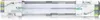 The image shows the packaging of an LED light fixture. Produktbild-Vorschau