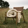 HOMLA MOISES Baumwollbettwäsche beige mit Spitze 160x200 + Produktbild-Vorschau 6