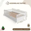 Crazy Pine Lit d'enfant avec tiroir 200x140cm - Lit de sol Voir les images du produit 2