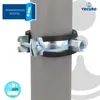 tecuro Einhand Schraubrohrschelle, M8/M10, verzinkt 20-23 Produktbild-Vorschau 5