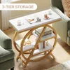 Tribesigns 3-Tier Beistelltisch Schmal, 65 x 30 cm Produktbild-Vorschau 5