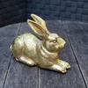 Dekofigur Hase gold groß Produktbild-Vorschau 4