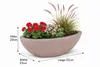 Pflanzschale / Pflanzkübel oval 52 × 23 × 20 cm – Produktbild-Vorschau 2