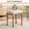 HomeMiYN Hocker mit Stauraum, Polsterhocker zum Schuhe Produktbild-Vorschau 4