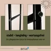 Bituxx Rosenbogen Metall Rankbogen Gartenbogen Torbogen Produktbild-Vorschau 3
