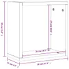 vidaXL Mensole a cubo 2 pz. Grigio Sonoma 30x15x30 cm Anteprima dell’immagine prodotto 8