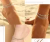 Damska bransoletka na kostkę z kryształkami, elegancka, Podgląd zdjęcia produktu 6