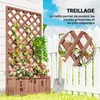 Outsunny Jardiniššre avec Treillis - bac š€ Fleurs - Voir les images du produit 3