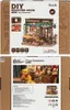 The image shows the front and back of a product box for a DIY miniature house kit called 'Tipsy Restaurant'. Voir les images du produit