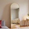 UnboxG Łukowe lustro stojące 164×54 cm w kolorze złotym - Podgląd zdjęcia produktu 2