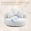 Sweiko Lazy Sofa Durevole Comfort Lounger Alto Schienale Anteprima dell’immagine prodotto 7