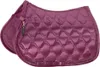 A close-up studio shot of a purple saddle pad. Produktbild-Vorschau