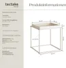 tectake® Beistelltisch Cambridge 40x40x44cm Produktbild-Vorschau 6