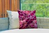 MuchoWow® Outdoor Kissen - Abstrakter Hintergrund mit lila Produktbild-Vorschau 3