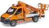 bruder 02679 MB Sprinter Nacelle élévatrice avec module Voir les images du produit 4
