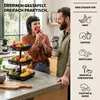 eluno Obstetagere, hranatý 3-poschodový košík na chlieb, Náhľad obrázku produktu 2