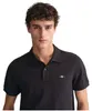 Polo Gant in cotone regular fit nero Anteprima dell’immagine prodotto 3