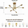 Comely Deckenlamp, vintage stijl, E27, 6 lampen, Productafbeelding-voorbeeld 7