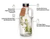1,1 L Glasflasche Zum Befüllen  Likörflaschen Essig-Öl Produktbild-Vorschau 2