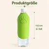 Hund Trinkflasche Reise Napf mit Flaschenaufsatz, tragbarer Produktbild-Vorschau 2