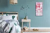 Wandbild Leinwand Bilder mit Uhr Geräuschlos 30x60 Kunst Produktbild-Vorschau 4