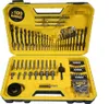 A yellow and black DeWalt drill bit and accessory set is open and displayed. Náhled obrázku produktu