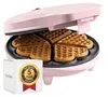 Bestron ASW217, 6 wafle/waflí, Srdce (tvar), Ružová, 700 W, Náhľad obrázku produktu 7