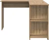 vidaXL Rohový psací stůl s policí Artisan dub 140 x 113,5 x Náhled obrázku produktu 5