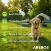 AREBOS Mobiler Begrenzungszaun 20 m, Flexibler Gartenzaun Produktbild-Vorschau 3
