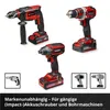 Einhell E-Case Werkzeugkoffer KFZ 121-teilig schwarz/rot Produktbild-Vorschau 18