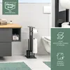 bremermann Porte-serviette chromé assorti de 3 barres en Voir les images du produit 4